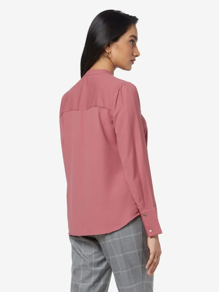 Wardrobe Dark Pink Musk Shirt