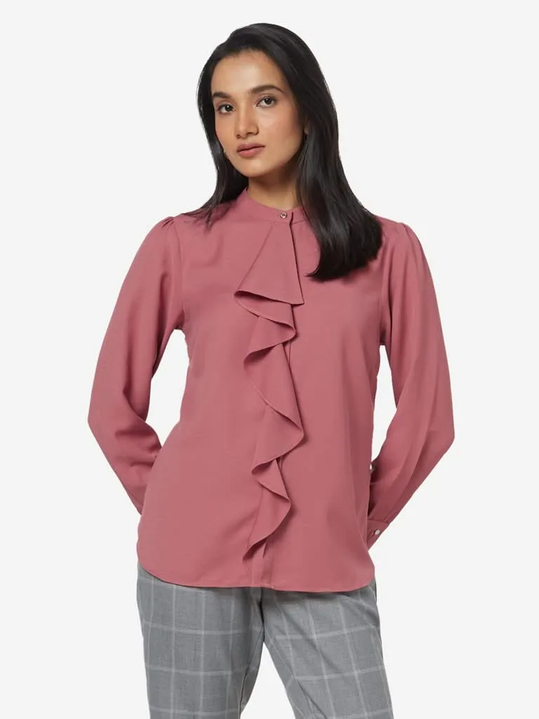 Wardrobe Dark Pink Musk Shirt