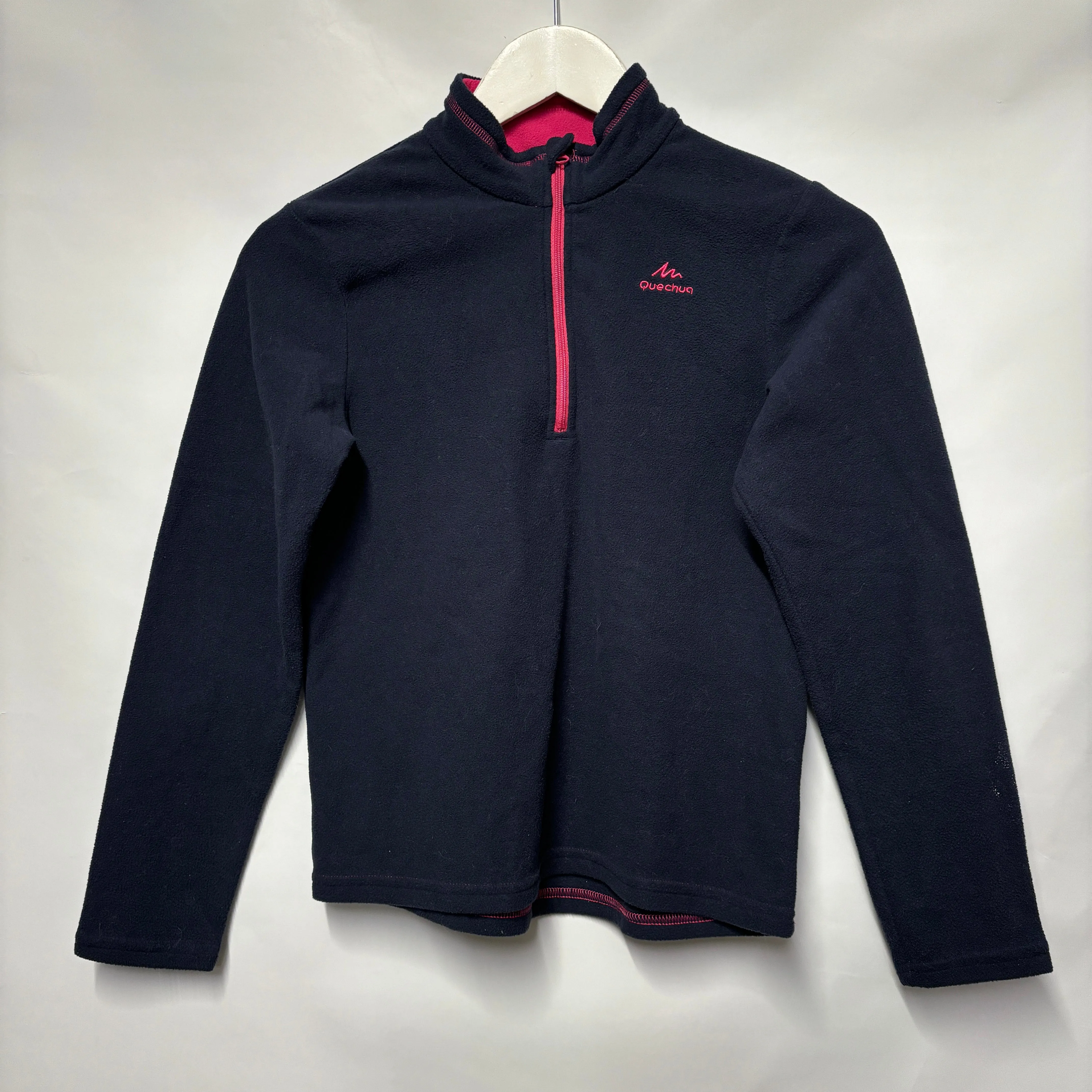 Wed'ze/ Quechua Blue, Purple and Black Base Layer and Fleece Bundle 8-10yrs