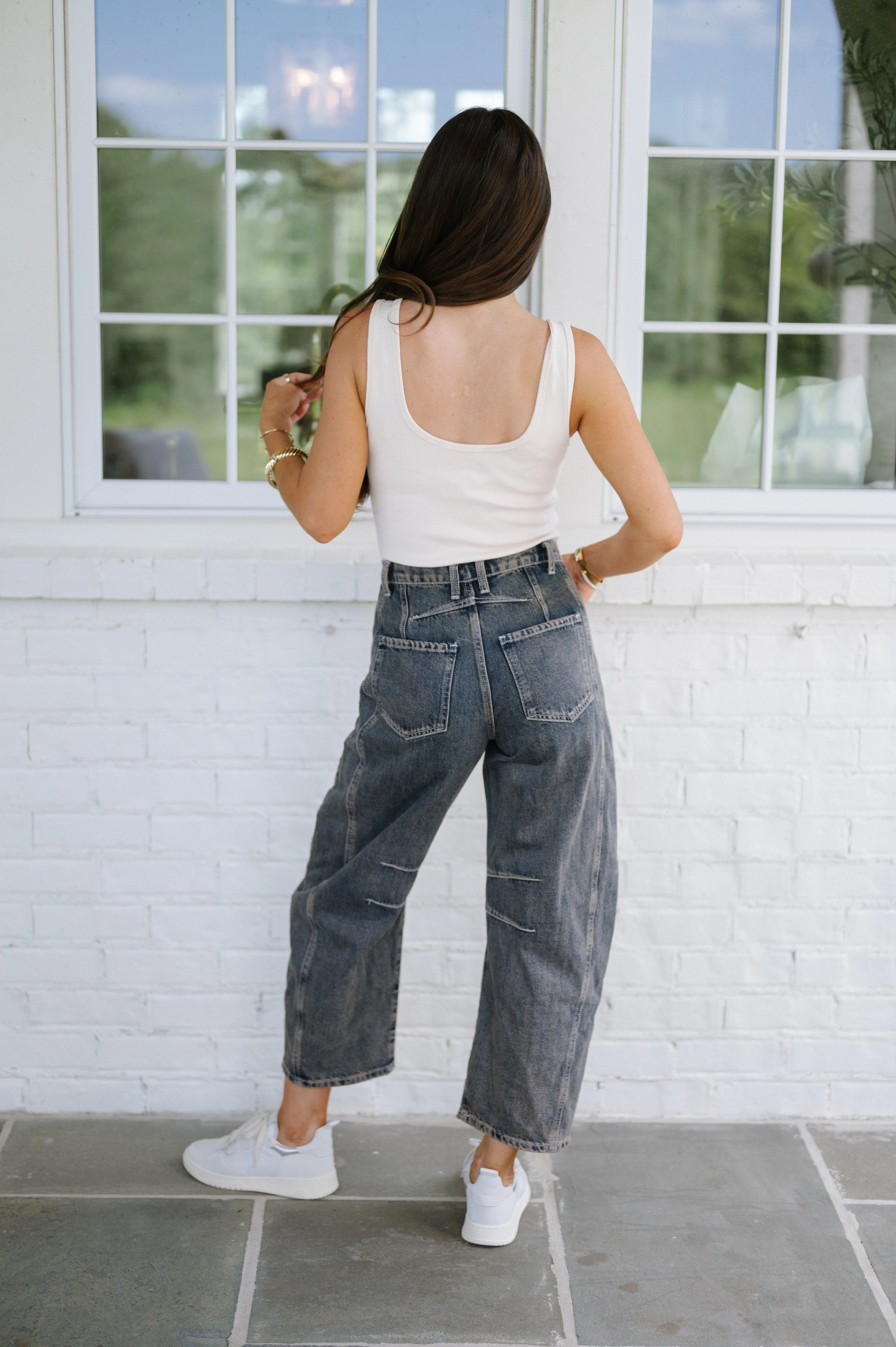 Western Buckle Bodysuit- Cream