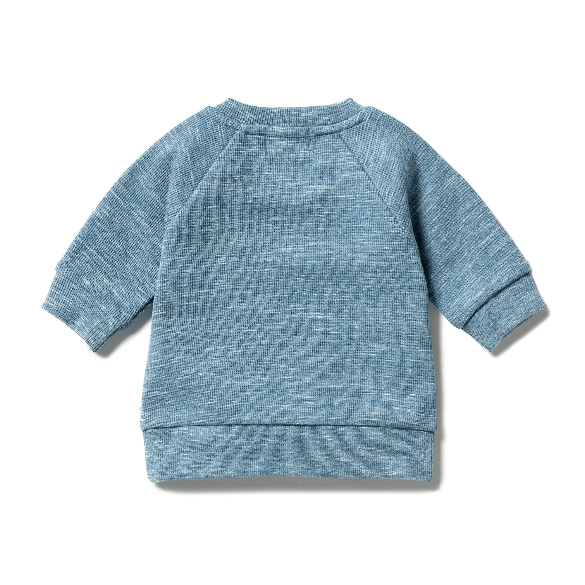 WILSON & FRENCHY WAFFLE SWEAT BLUESTONE