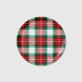 Winter Plaid Large Plates (10 per pack)