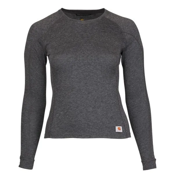 Women's Force Heavyweight Synthetic-Wool Blend Base Layer Crewneck Top