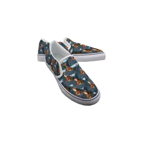 Women's Slip On Sneakers Christmas print