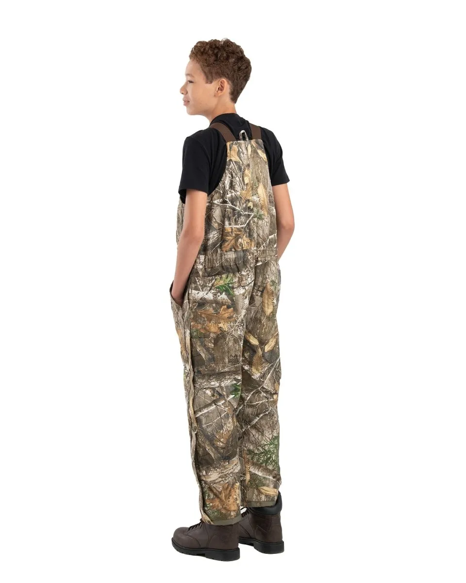 Youth Camo Softstone Insulated Bib Overall