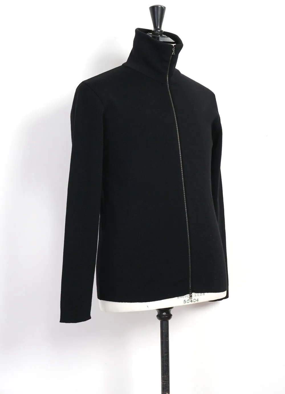 ZIP JACKET | Merino Wool Zip Jacket | Black